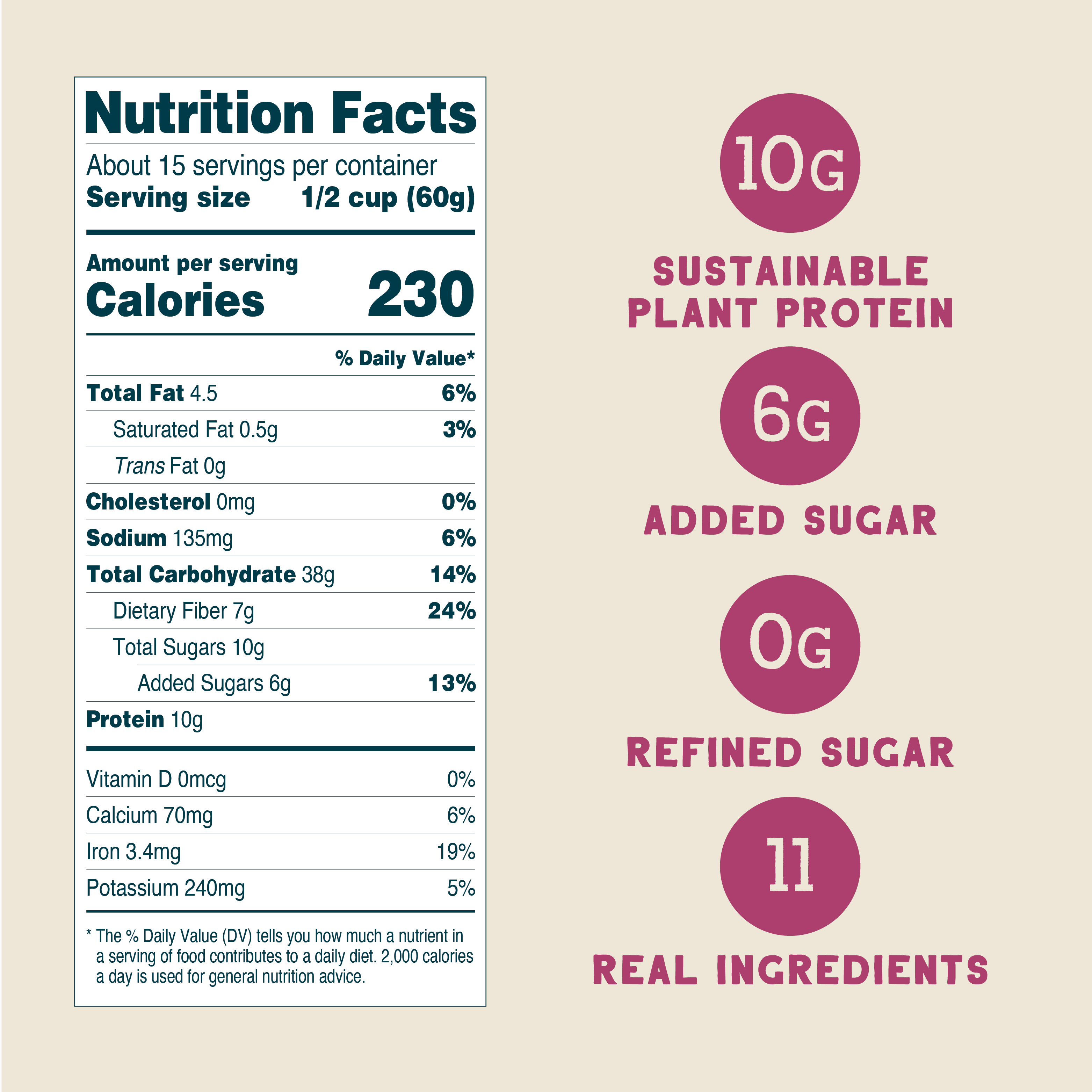 Wildberry Protein Oats, 32oz