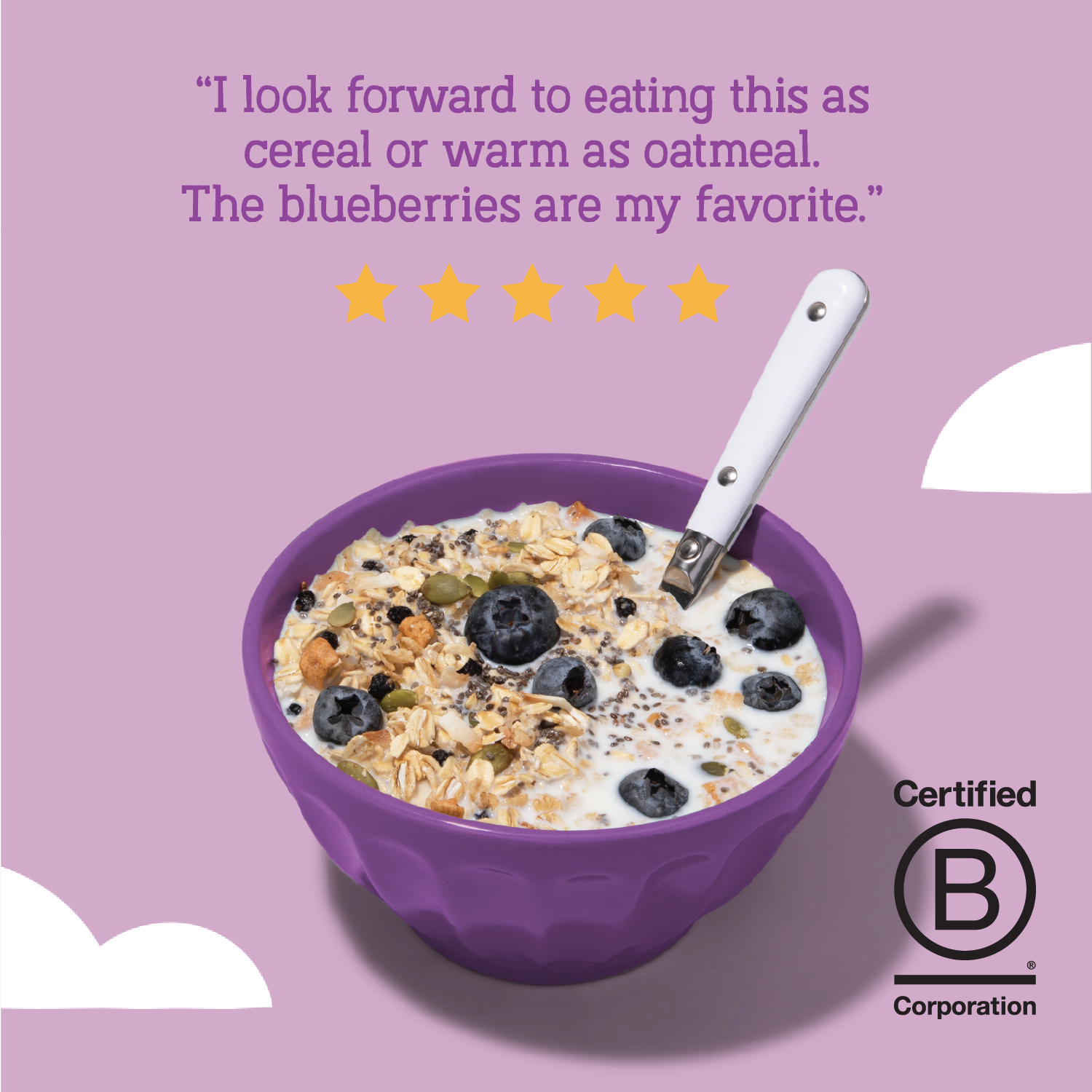 Wild & Free Blueberry Chia Muesli, 12oz