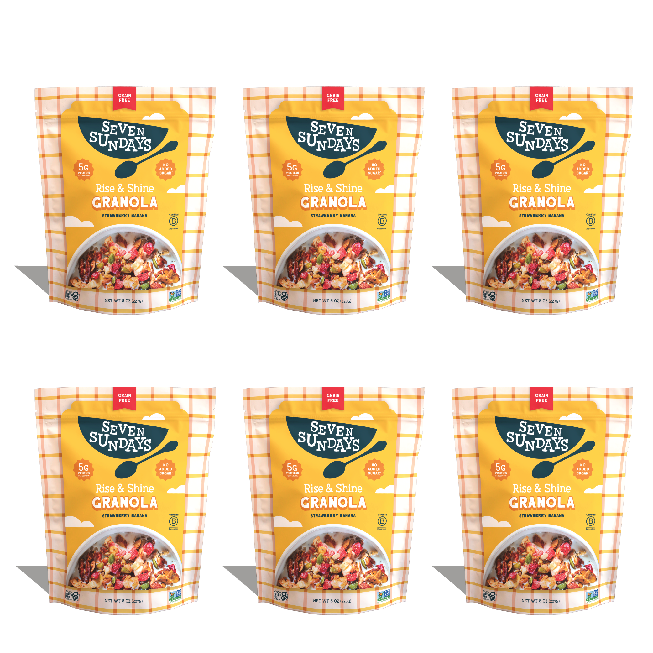 Rise & Shine Strawberry Banana Grain-Free Granola, 8oz
