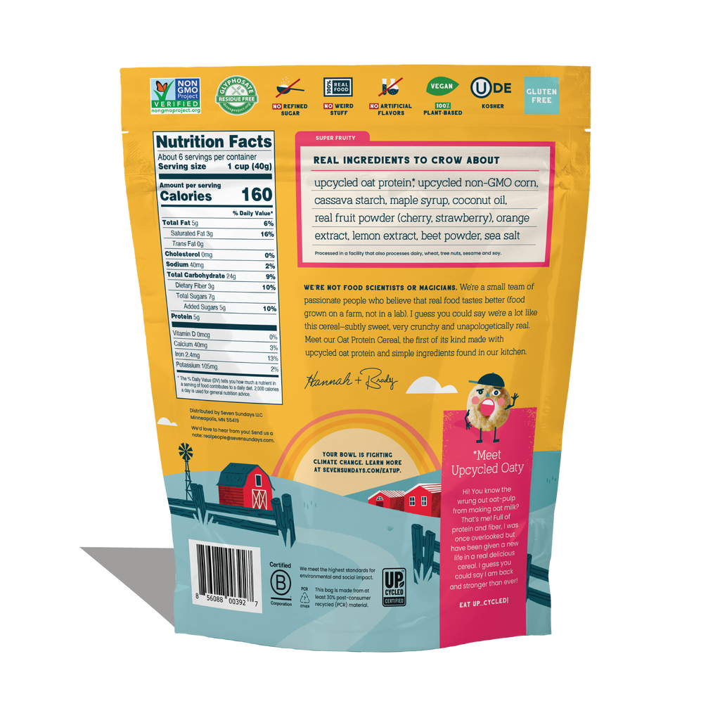 Super Fruity Oat Protein Cereal