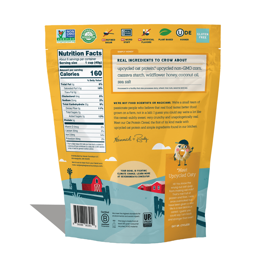 Simply Honey Oat Protein Cereal