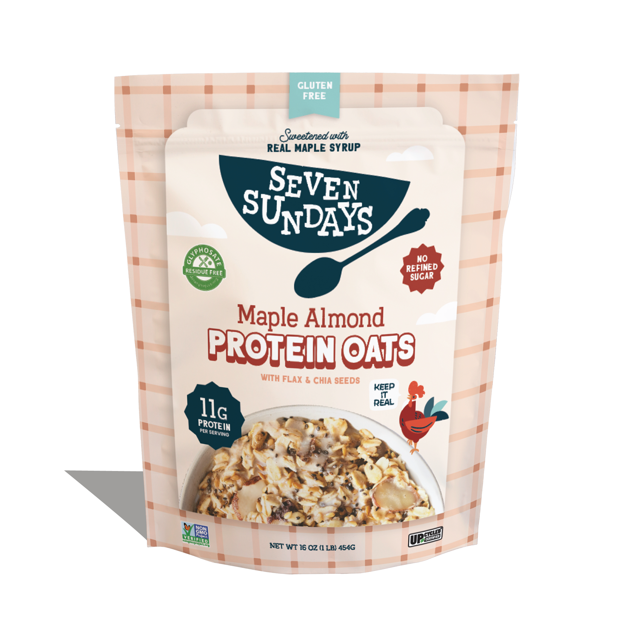 Maple Almond Protein Oats, 16oz