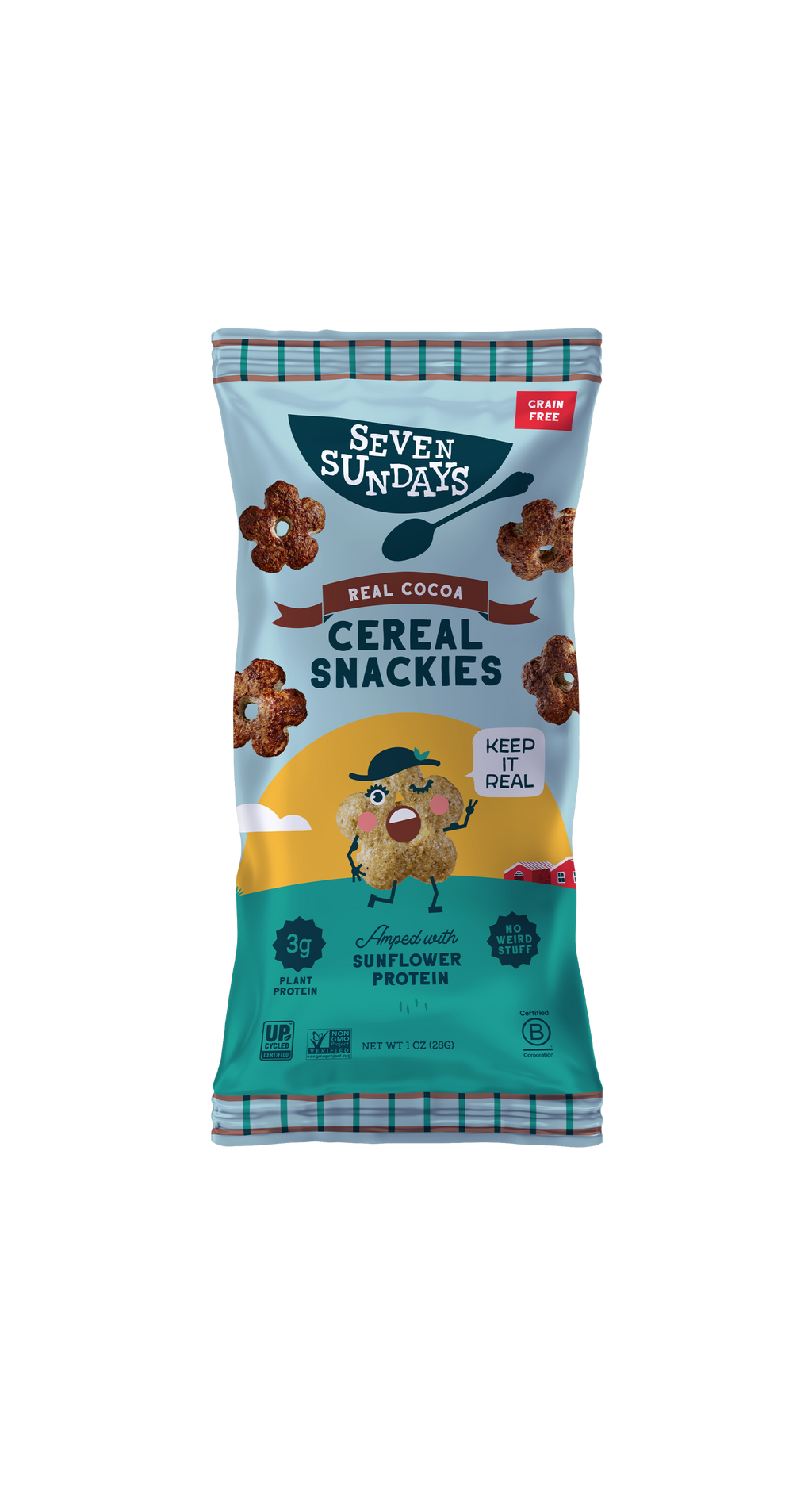 Real Cocoa Sunflower Cereal Snackies