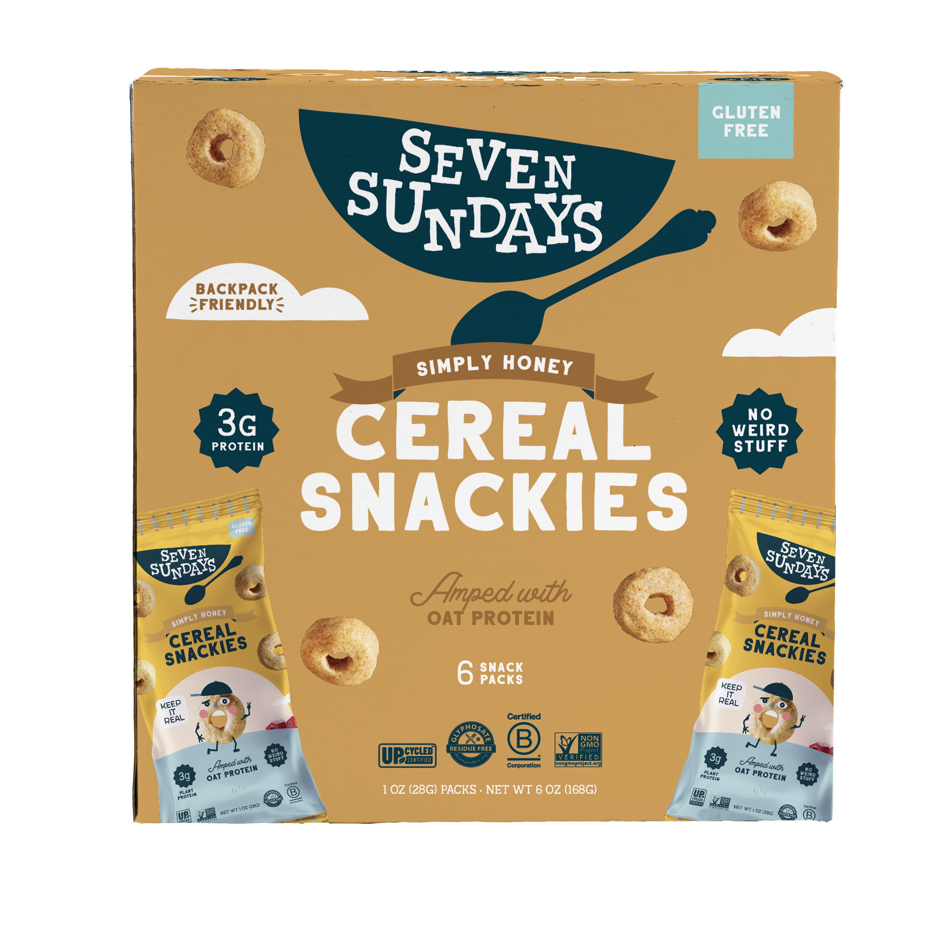 Simply Honey Cereal Snackies 6oz