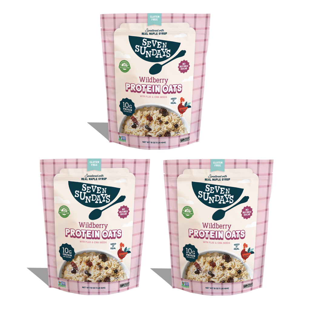 Wildberry Protein Oats, 16oz