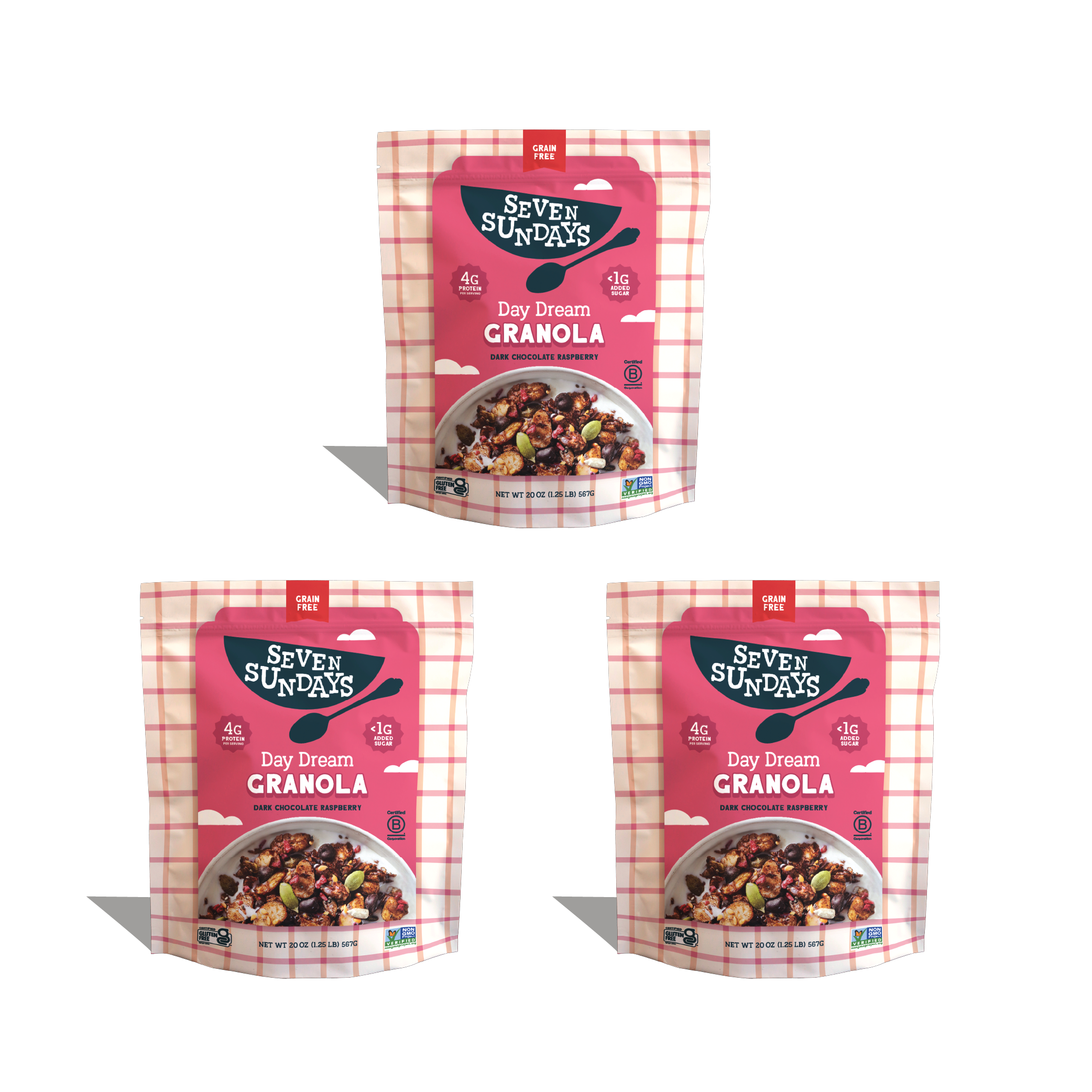 Day Dream Chocolate Raspberry Grain-Free Granola, 20oz