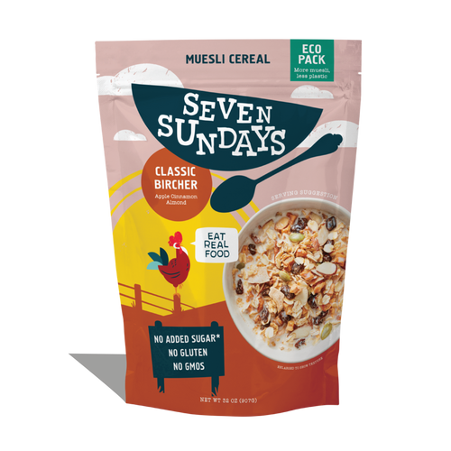 Classic Bircher Apple Cinnamon Muesli Eco-Pack, 32oz
