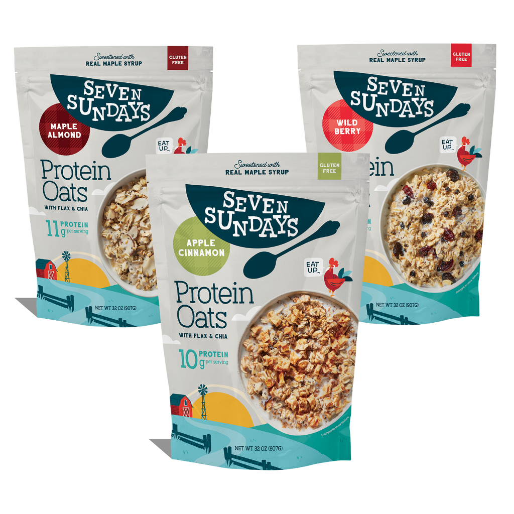 Protein Oats Variety Pack, 32oz